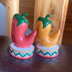 Southwest Chili Pepper Salt & Pepper Shakers